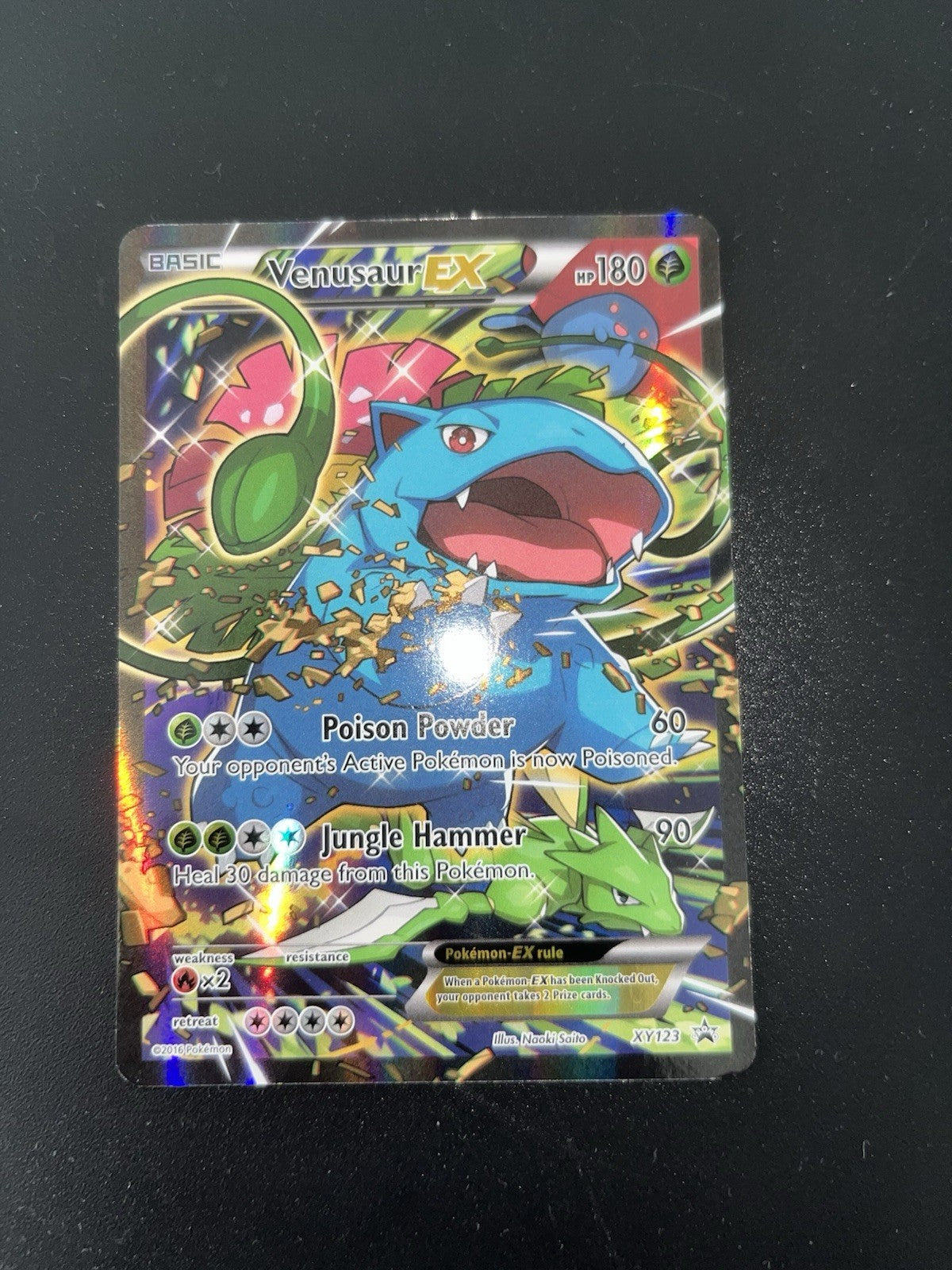 Pokemon Venusaur EX XY123 XY Holo - Moderately Played