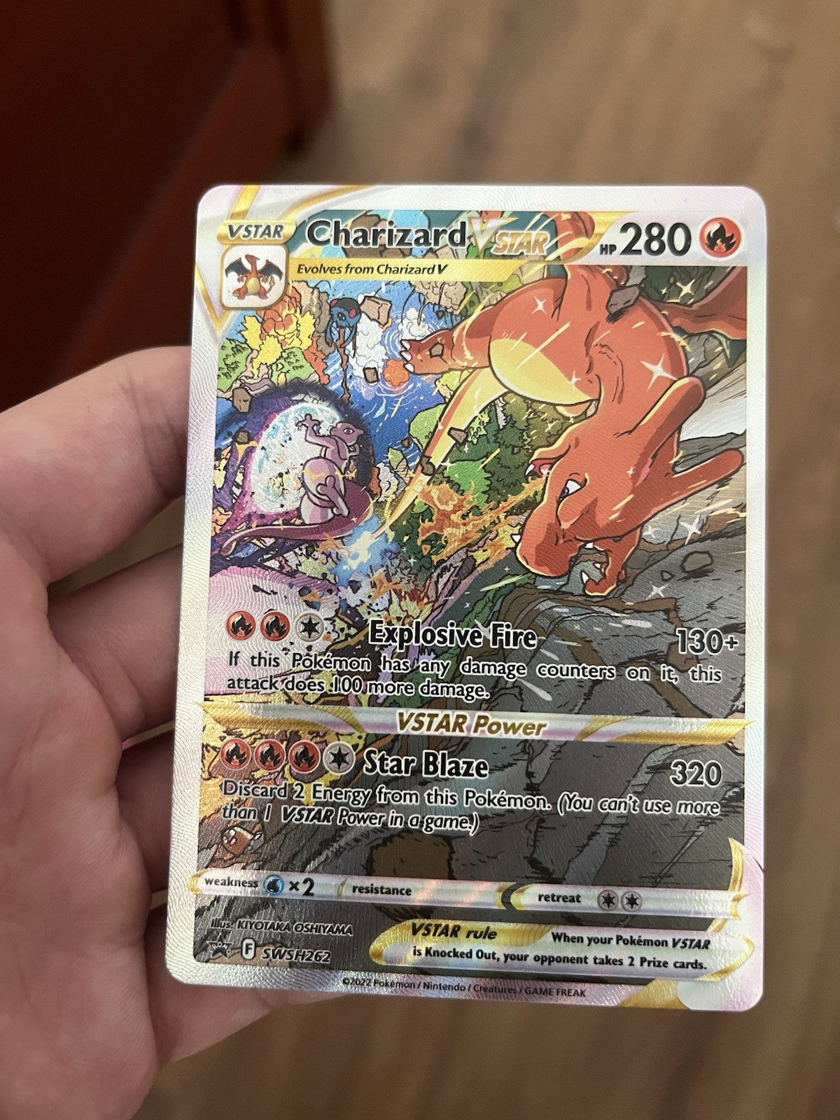 Pokemon Charizard VSTAR SWSH262 SWSH: Sword & Shield Promo Cards Holo - NM