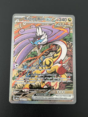 Pokemon Raging Bolt ex 166/131 Sv: Prismatic Evolutions Holo - Light Played