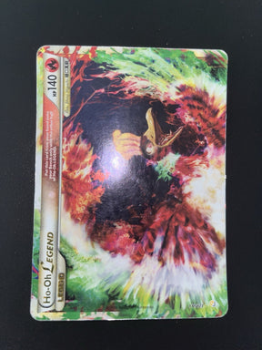 Pokemon Ho-Oh Legend (Top) 111/123 Heartgold & Soulsilver Holo - Damaged