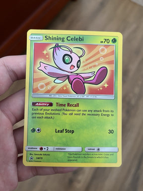 Pokemon Shining Celebi SM79 Sm Holo - Moderate Played