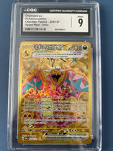 Pokemon Charizard ex 228/197 SV03: Obsidian Flames Holo - CGC 9
