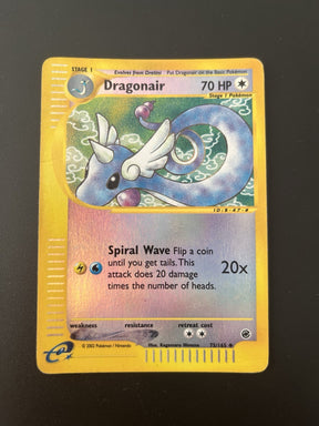 Pokemon Dragonair 075/165 Expedition Base Set Reverse Holo - Heavy Played