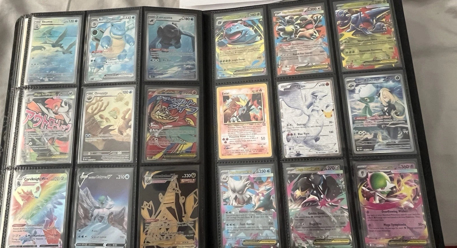 Huge Pokemon Lot Of 225 Cards - All Near Mint Or Better! - Read Description!