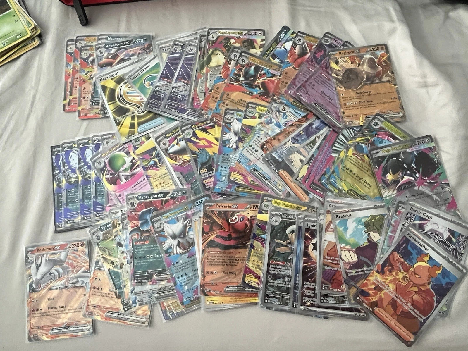 Huge Pokemon Lot Of 145 Cards - All MP To DMG+Free Cards - Read Description!!